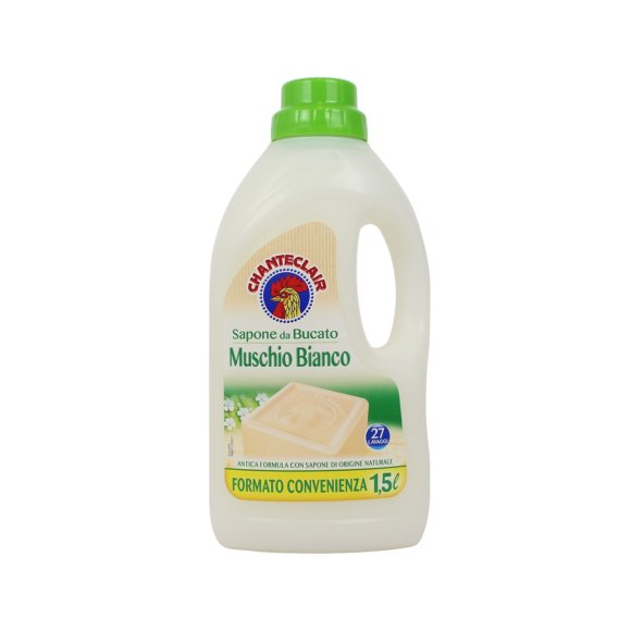 Chanteclair Sapone da Bucato Muschio Bianco 27 Lavaggi Lt.1,5