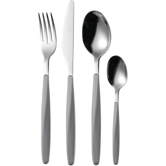 GUZZINI - SET 24 POSATE "MY FUSION" - GRIGIO