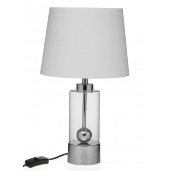 VERSA LAMPADA DA TAVOLO NEGA 11.x11xH48 CM .