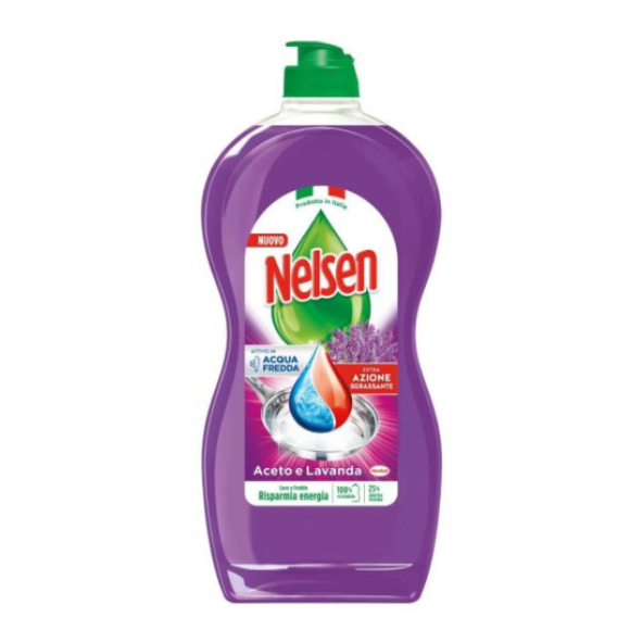 Nelsen Detersivo Per Piatti With Extra Sgrassatore Lavanda 850ML