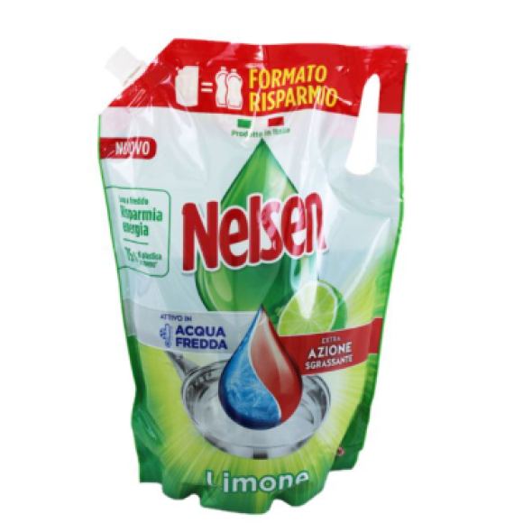 NELSEN RICARICA DETERSIVO PIATTI A LIMONE 1.65LT