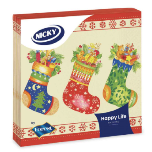 Nicky Tovaglioli Christmas 3‑Veli × 20 Nicky Tovaglioli Christmas 3‑Veli × 20