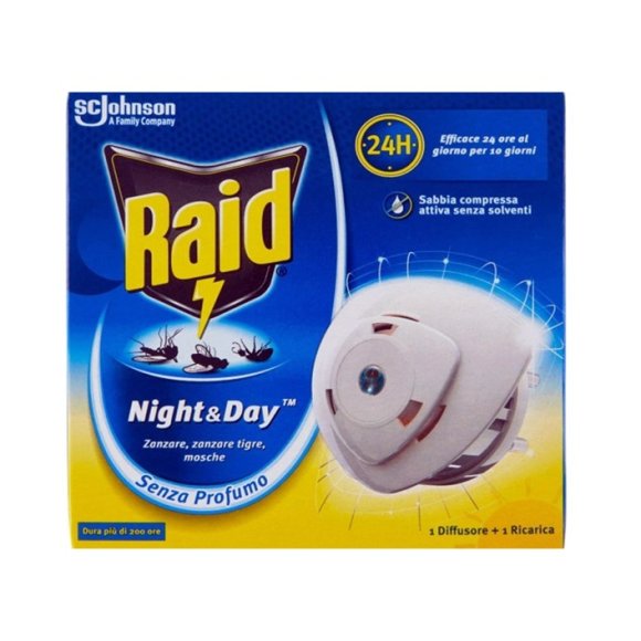 RAID ANTIZANZARE NIGHT&DAY BASE + RICARICA