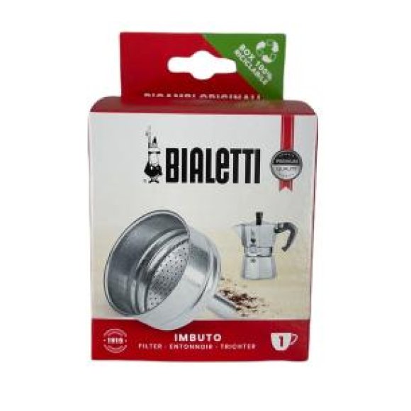 Bialetti - Ricambio Imbuto Per Caffettiera Moka 1 Tazza