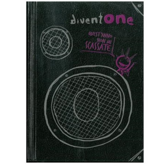 SEVEN DIARIO DIVENTONE  POCKET  "QUEST'ANNO NO MI SCASSATE"  SCRITTA VIOLA