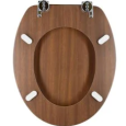 Sedile WC in Legno MDF Universale – Noce Sedile WC in Legno MDF Universale – Noce
