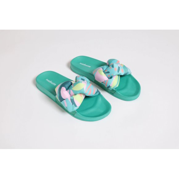 NOIDINOTTE - CIABATTA DONNA IN GOMMA COD.PF2667 - VERDE