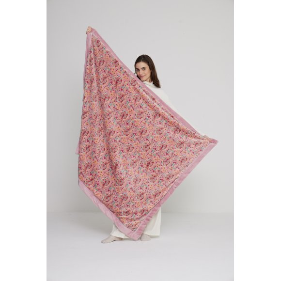 NOIDINOTTE - PLAID CORAL FLEECE COD.BC888AB - ROSA