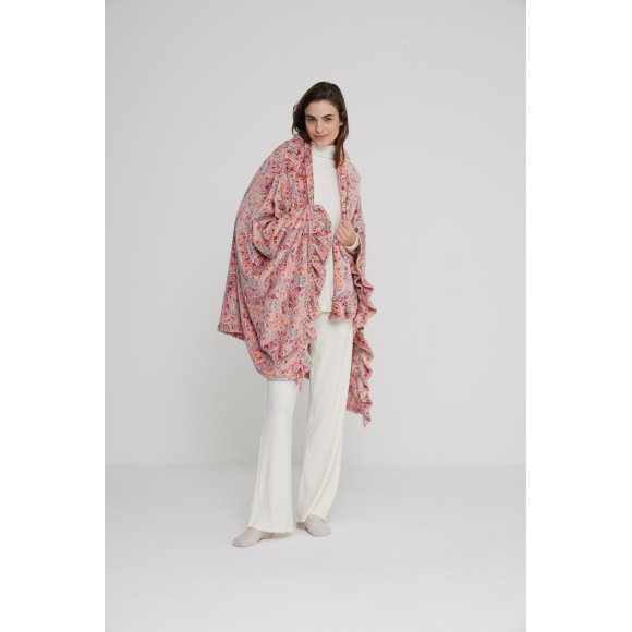 NOIDINOTTE - PLAID CORAL FLEECE COD.BC901AB - ROSA
