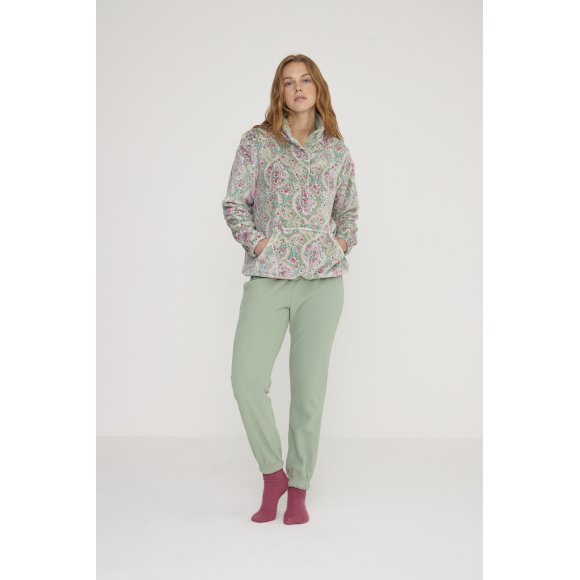 NOIDINOTTE - PIGIAMA DONNA COD.FA8915PB402 - VERDE SALVIA