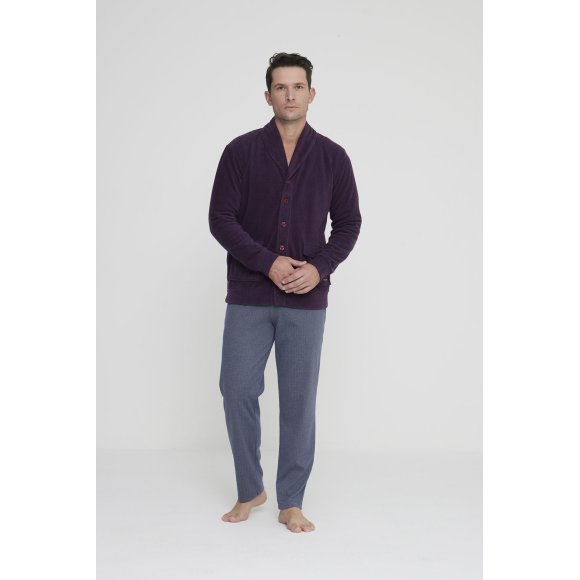 NOIDINOTTE - GIACCA UOMO MICROPILE COD.GE2790PB402 - BORDEAUX