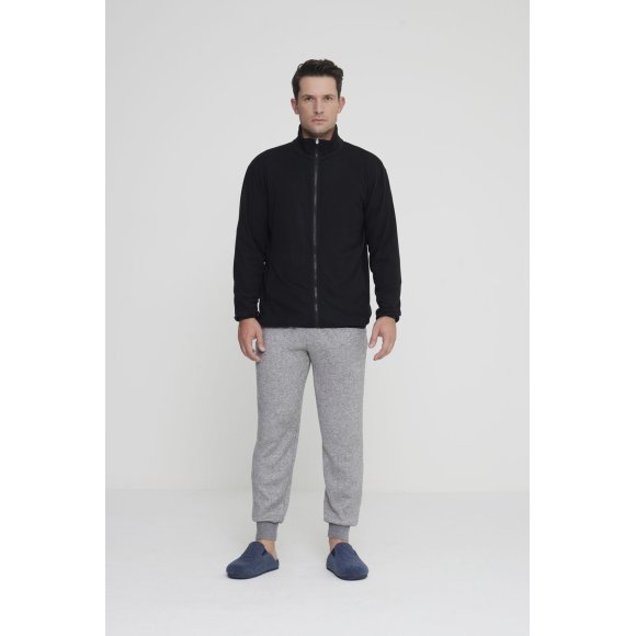 ​​​​​​​NOIDINOTTE - GIACCA UOMO MICROPILE COD.GE2798PB401 - NERO