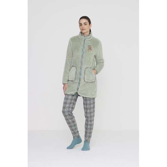 NOIDINOTTE - VESTAGLIA DONNA COD.GE2832PB402 - CORALLO