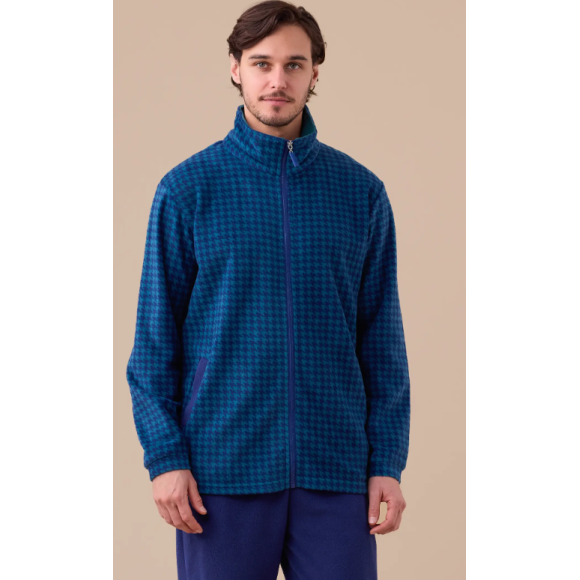 NOI DI NOTTE-Giacca Uomo Micropile Articolo Pied-de-Poule GE3062 
