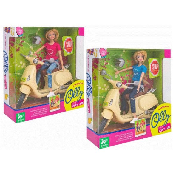 BAMBOLA FASHION CON SCOOTER