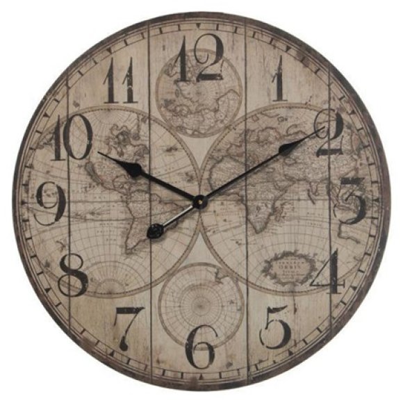 OROLOGIO DA PARETE IN LEGNO 60 CM