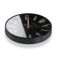 OROLOGIO DA PARETE - NERO E ORO