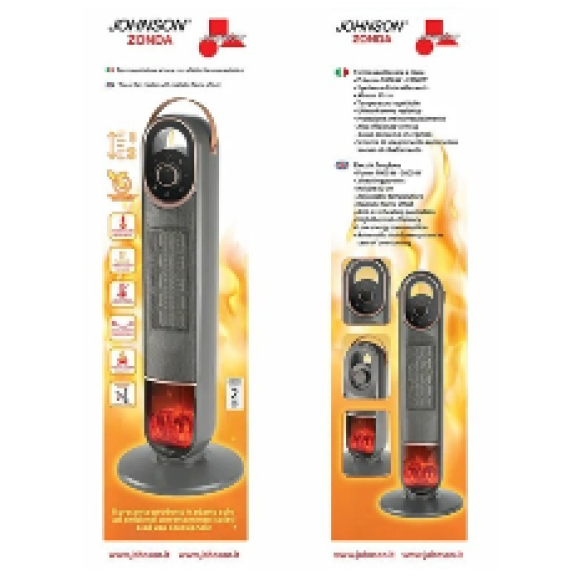 Johnson Termoventilatore oscillante Zonda 2000 W Johnson Termoventilatore oscillante Zonda 2000 W