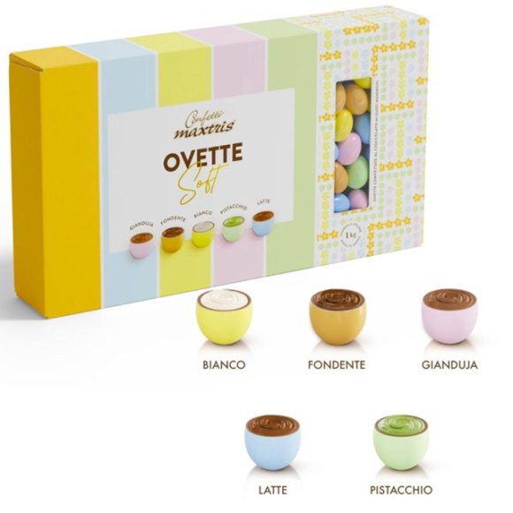 MAXTRIS - CONFEZIONE OVETTE MIX ASTUCCIO - 1 KG