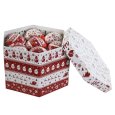 PALLA DECORAZIONE SET 14PZ ROSSO