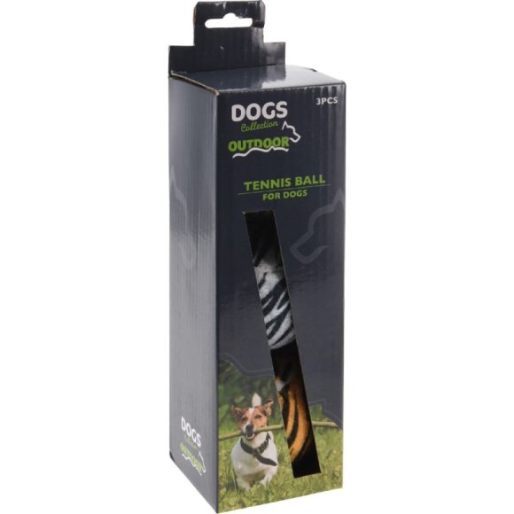 GIOCO CANE PALLINA IN GOMMA 3 PEZZI