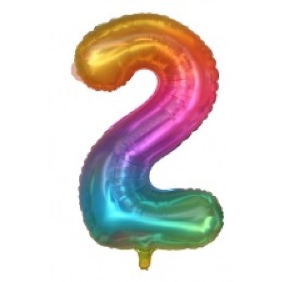 PALLONCINO MYLAR COLORATO - NUMERO 2