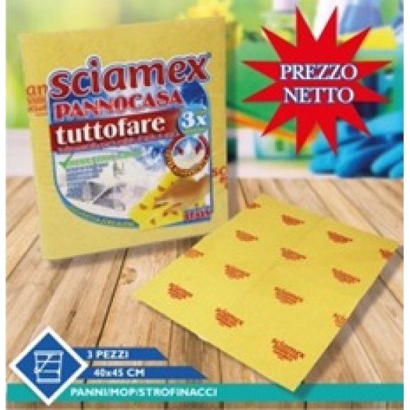 PANNO DAINO TUTTOFARE CASA 3 PEZZI