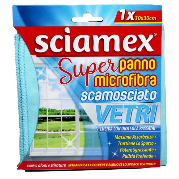 PANNO MICROFIBRA SUPER MORBIDO 30X30CM - COLORI ASSORTITI