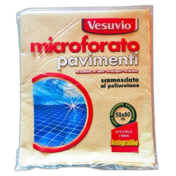 VESUVIO PANNO MICROFORATO IN MICROFIBRA PER PAVIMENTI - 50X60 CM