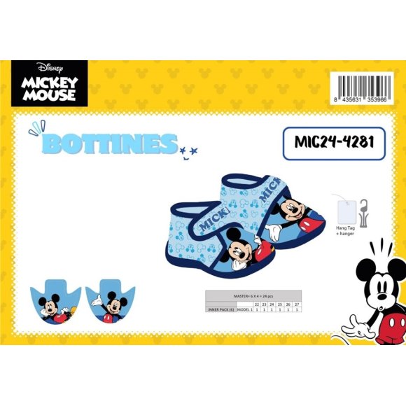 PANTOFOLE MICKEY - DAL 28 AL 34