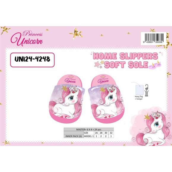 PANTOFOLE UNICORNO - DAL 28 AL 34