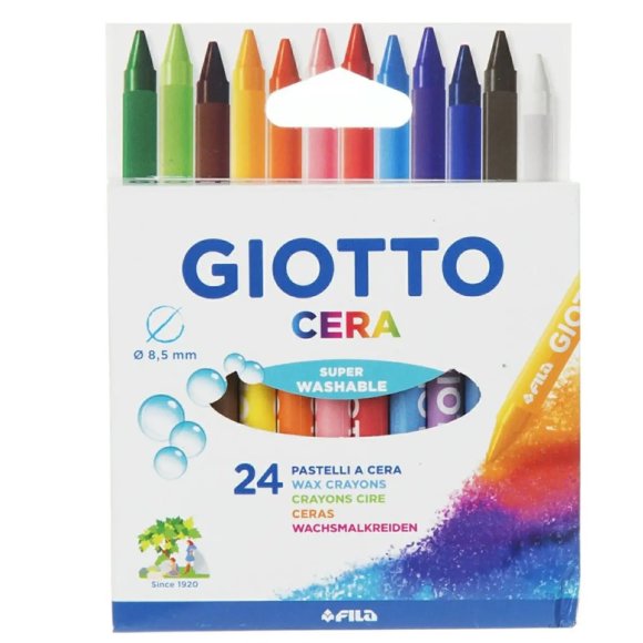 GIOTTO CERA 24 PEZZI 059400