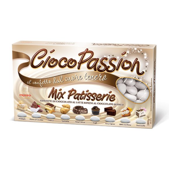 Crispo - Confetti Bianchi Cioco Passion Mix Patisserie 1 Kg