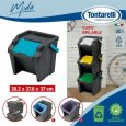 PATTUMIERA IMPILABILE "MODA" - NERO/ZAFFIRO