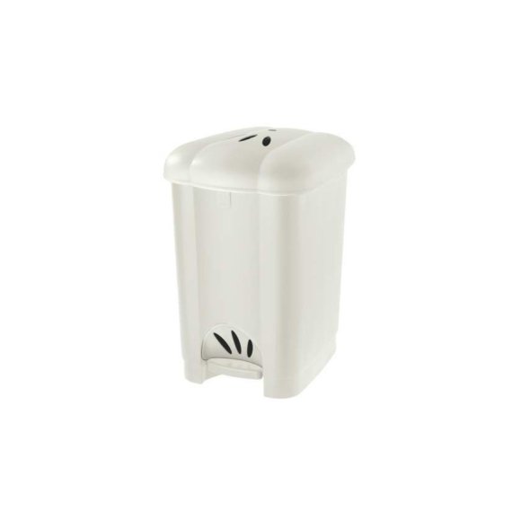 PATTUMIERA "CAROLINA" 30 LITRI - BIANCO