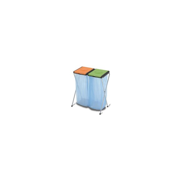 GIMI - PATTUMIERA PORTA SACCO RIFIUTI 2 POSTI 