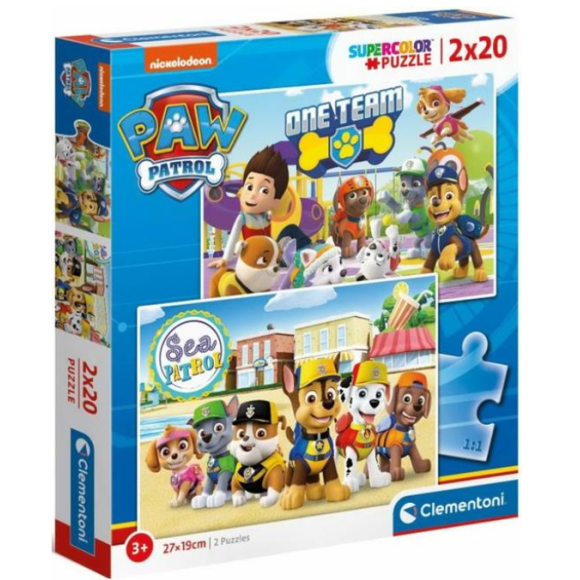 PUZZLE 2X20 PAW PATROL 24779