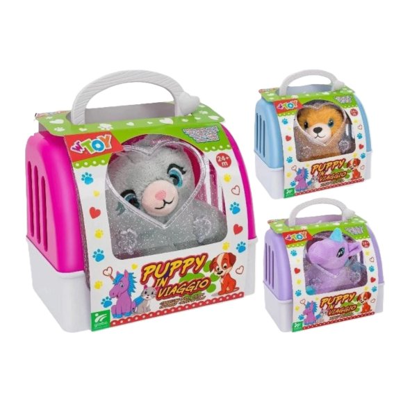 PELUCHE CON TRASPORTINO GLOBO VITAMINA G - CUCCIOLI ASSORTITI PELUCHE CON TRASPORTINO GLOBO VITAMINA G - CUCCIOLI ASSORTITI