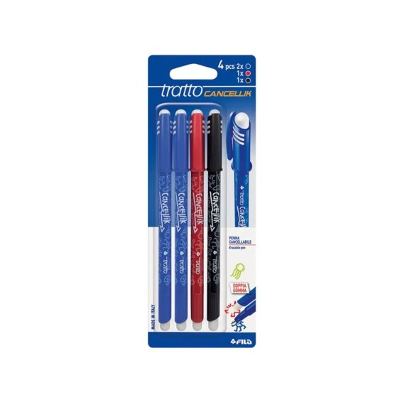 TRATTO CANCELLABILI 4 PEZZI 042900