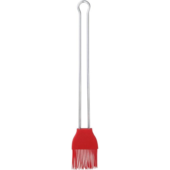 Gp&Me Pennello In Silicone Per Alimenti Con Manico In Acciaio Inox