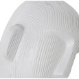 FIGURA FACCIA PENSATORE IN CERAMICA - BIANCO