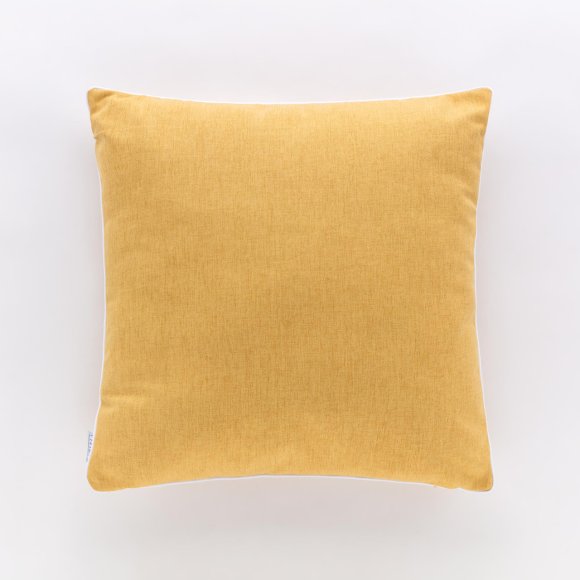 RIVIERA - CUSCINO ARREDO "PIPING" - GIALLO