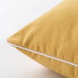 RIVIERA - CUSCINO ARREDO "PIPING" - GIALLO