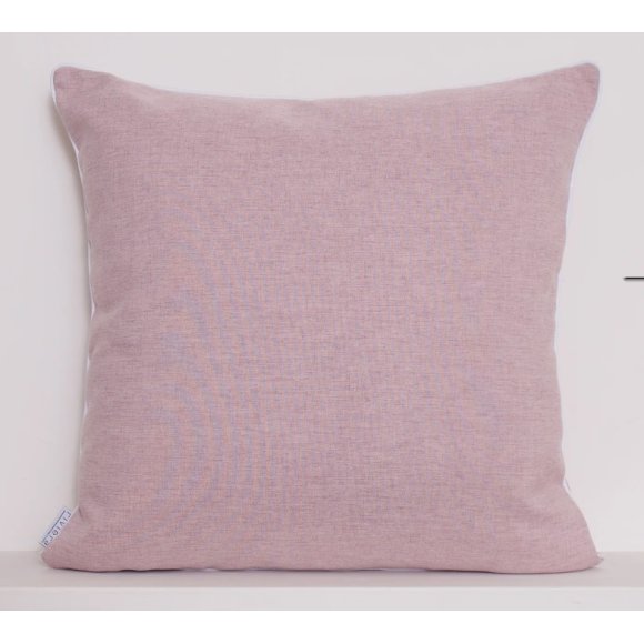 RIVIERA - CUSCINO ARREDO "PIPING" - ROSA