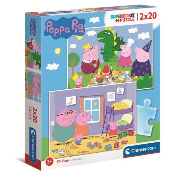 PUZZLE 2X20 PEPPA PIG 24778