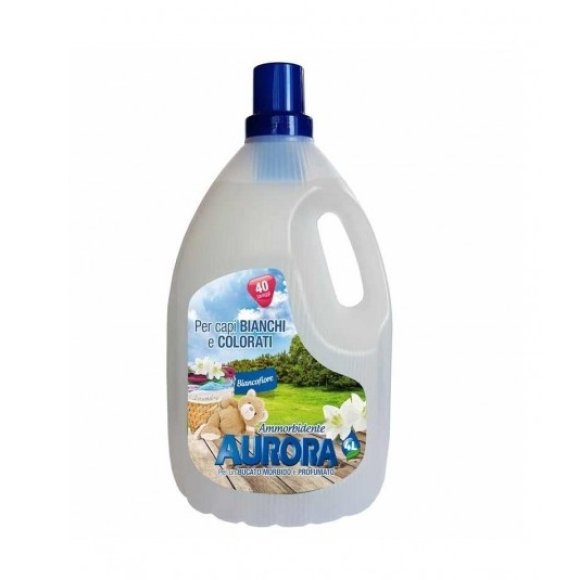 Ammorbidente Aurora 4L - Per Capi Bianchi e Colorati | Profumo Biancofiore