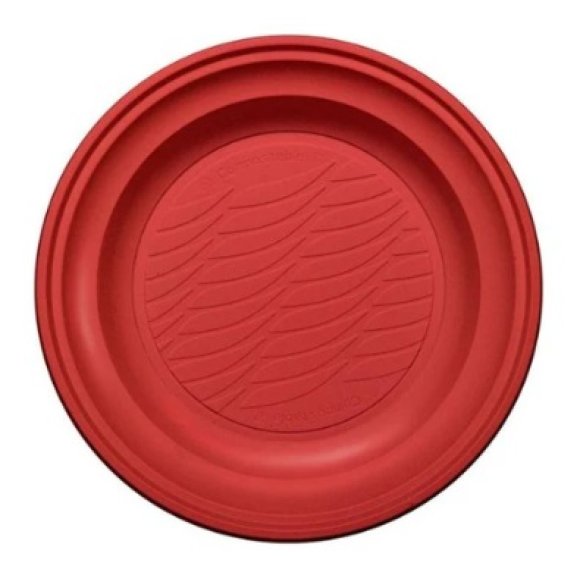 CLENDY PIATTI FONDI ROSSI X 20 PEZZI 