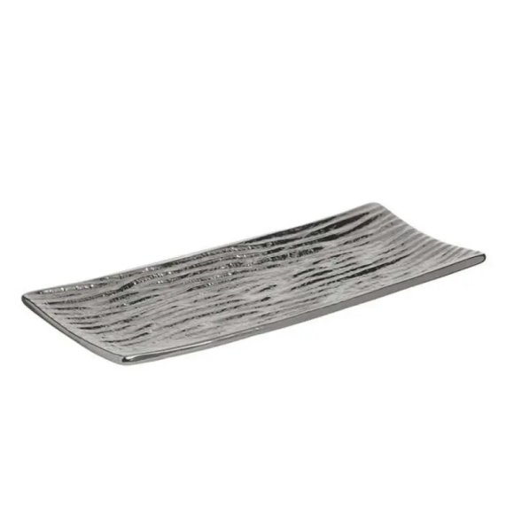 PIATTO DECORATIVO - ARGENTO