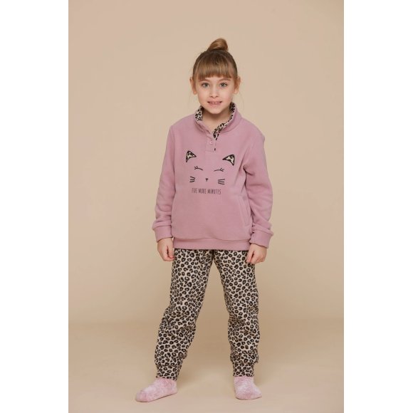 NOIDINOTTE - PIGIAMA BAMBINA CALDO COTONE COD.FE2305AS - COLORI ASSORTITI