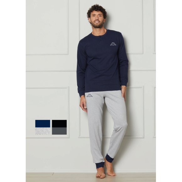 KAPPA - PIGIAMA UOMO IN COTONE COD.KMS25400 - COLORI ASSORTITI